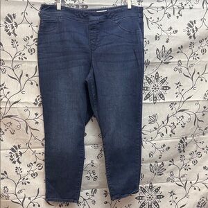 Ava & Viv Dark Blue Ankle Jeans